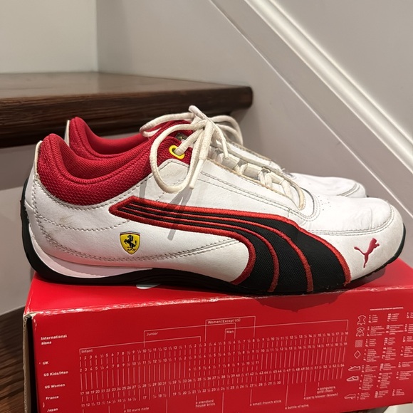 White Ferrari Puma Children Shoes - Picture 6 of 9